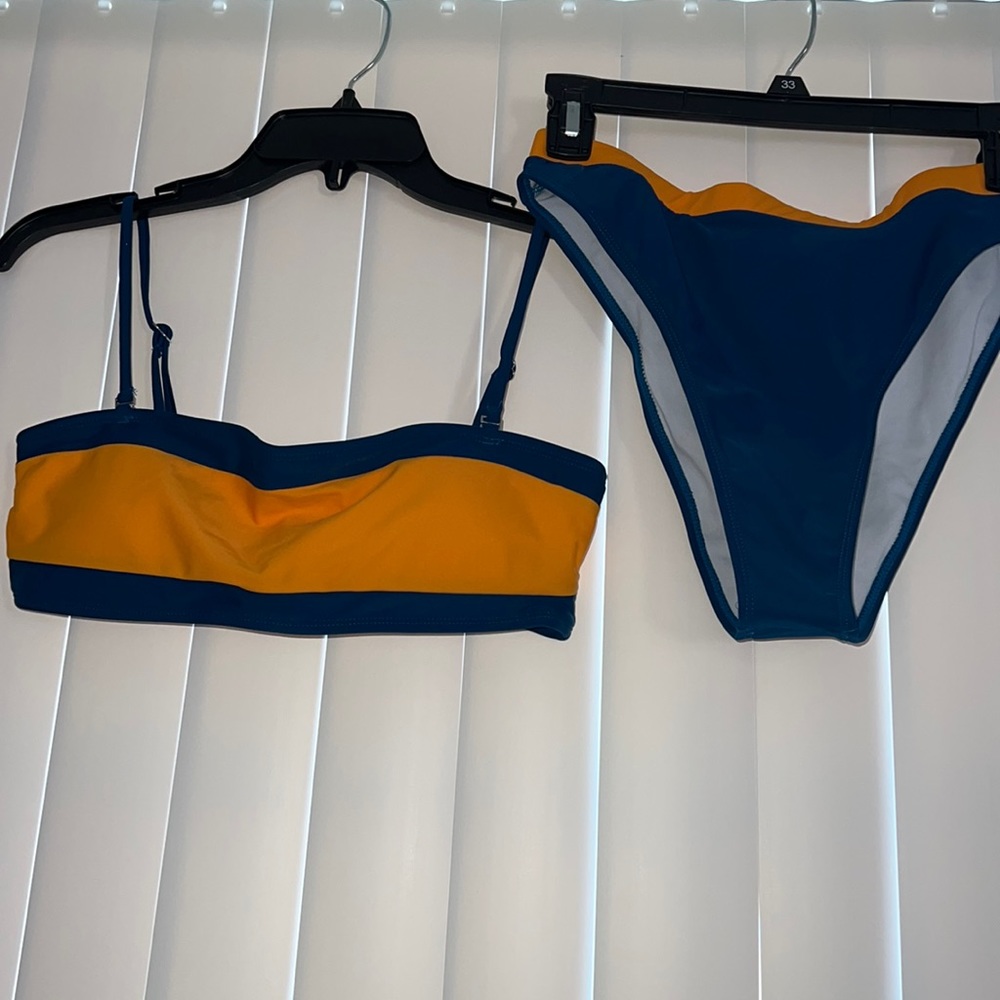 Blue & Yellow Bikini set